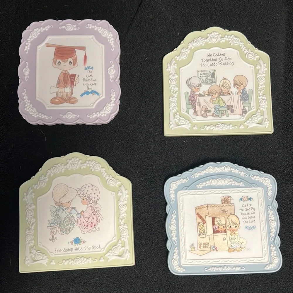 Precious Moments 4 Piece Wall Hanging Plaque